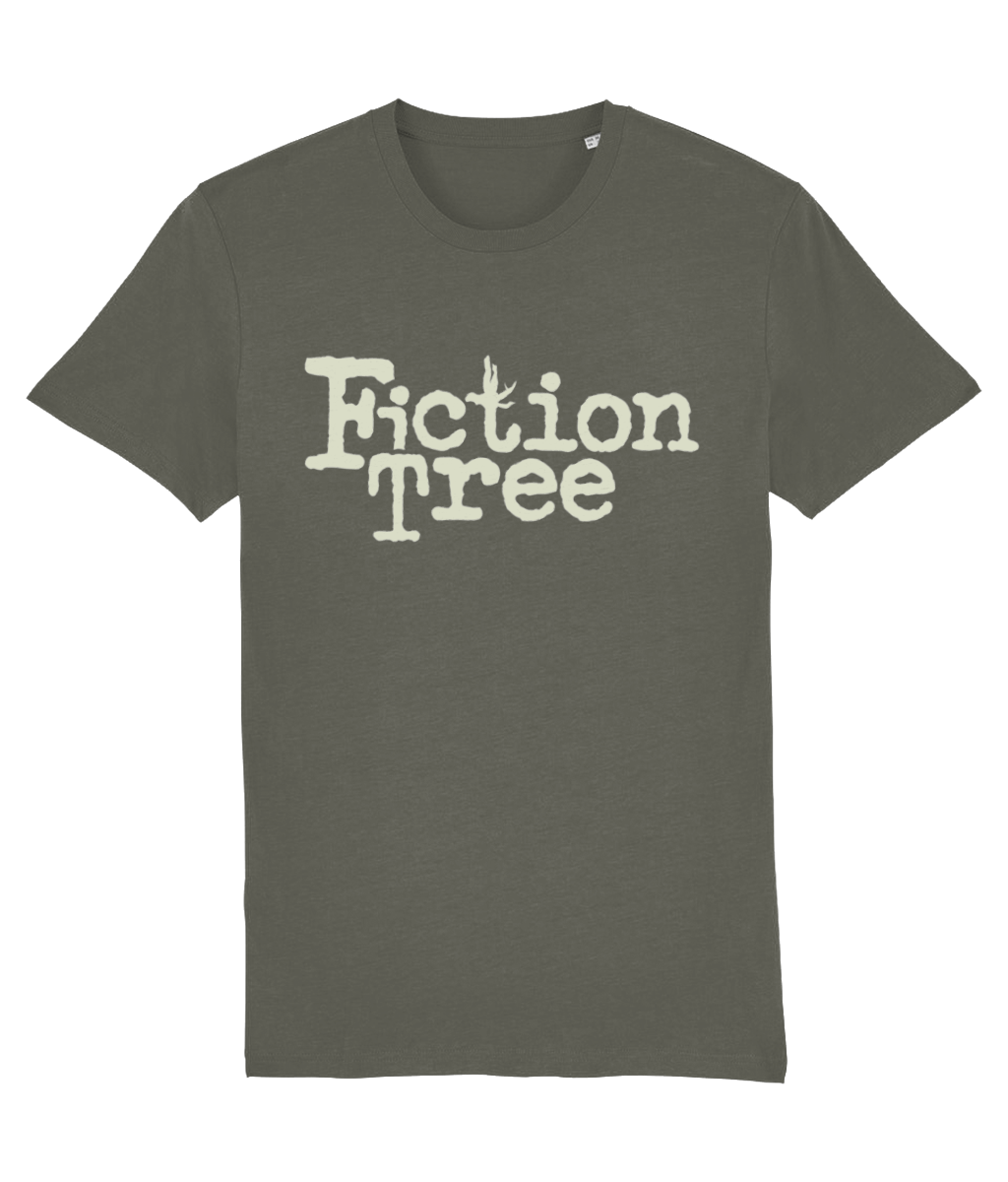 Fiction Tree Khaki T-shirt Basic Logo